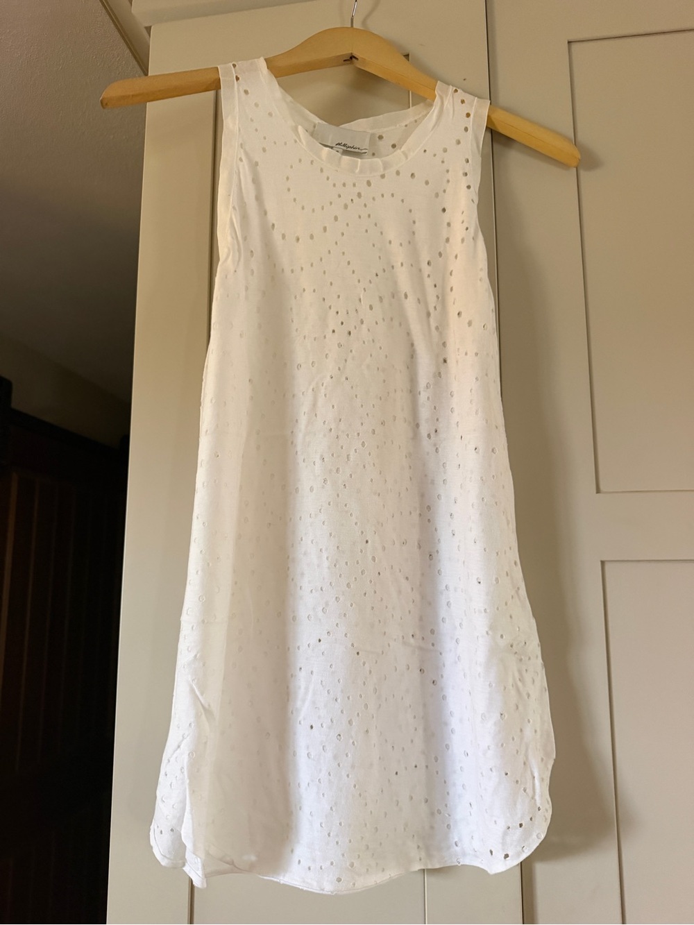 3.1 Philip Lim white long top, size S